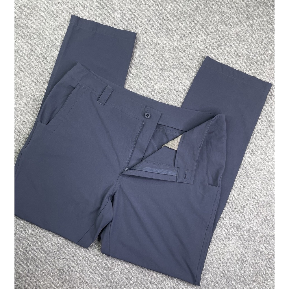 Rohan Fusion Pants Men's 36R Blue UPF 40 Fishing Soft Shell Lightweight‎